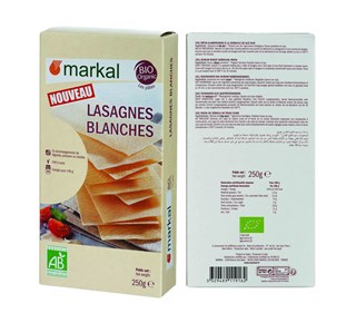 Markal Lasagne wit bio 250g - 1536